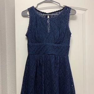 Blue Lace Dress